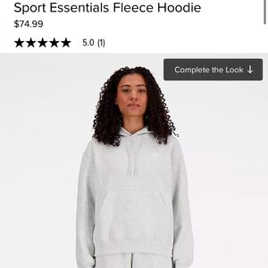 NEW new balance sports essentials fleece set
